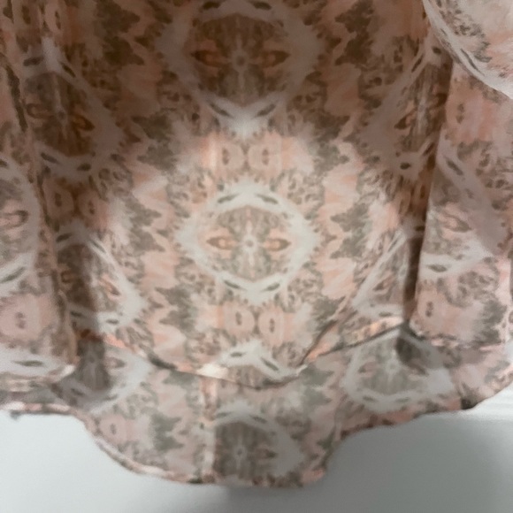 BCBGeneration Lena Blush Pink Aztec
Print Woven Open Back Tank Top Size xs - Picture 2 of 5